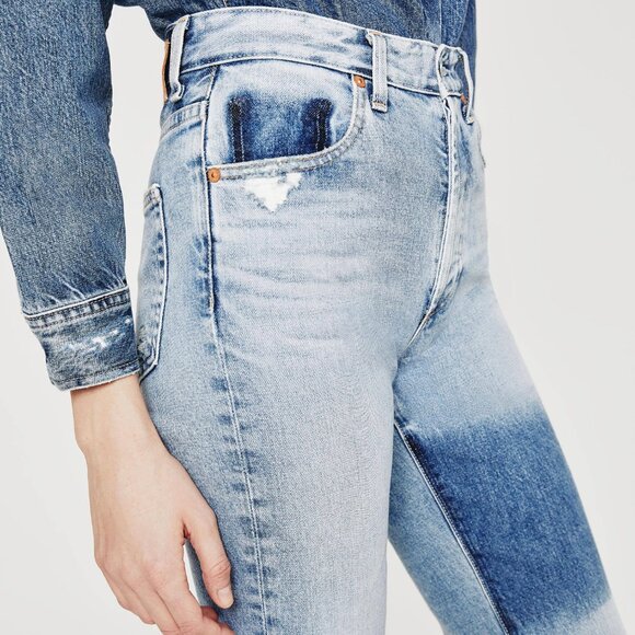 AG Adriano Goldschmied Alexxis High Waist Straight Jeans Size 25 NWT $249 - Picture 5 of 13